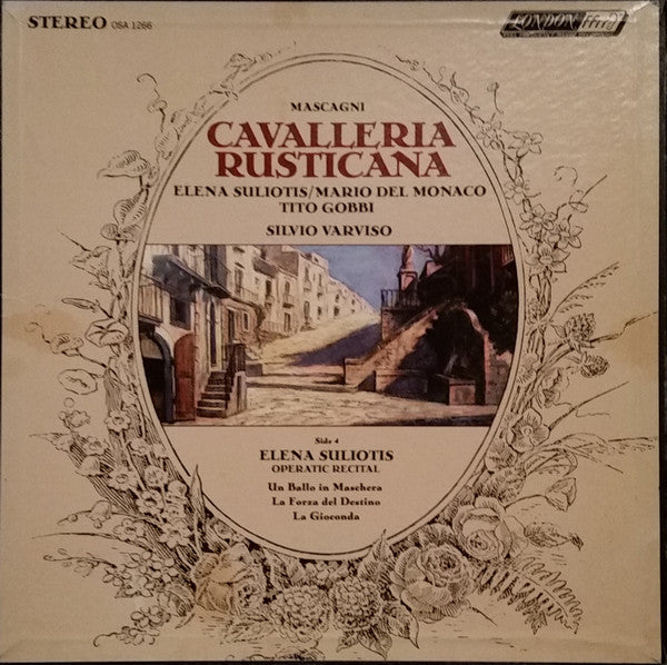 Mascagni*, Suliotis*, Del Monaco*, Gobbi*, Orchestra* E Coro Di Roma, Varviso* - Cavalleria Rusticana / Elena Suliotis Operatic Recital - LP