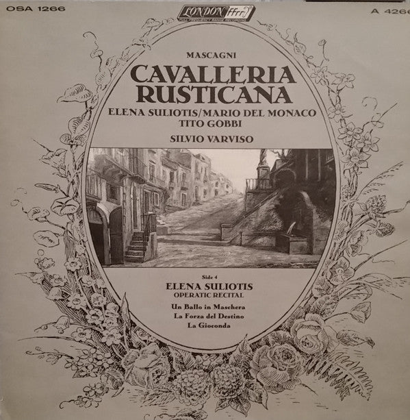 Mascagni*, Suliotis*, Del Monaco*, Gobbi*, Orchestra* E Coro Di Roma, Varviso* - Cavalleria Rusticana / Elena Suliotis Operatic Recital - LP
