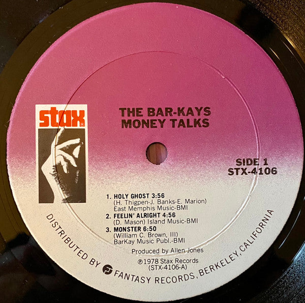 The Bar-Kays* - Money Talks - LP