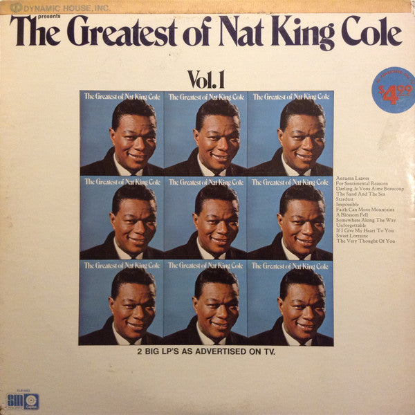 Nat King Cole - The Greatest Of Nat King Cole - LP