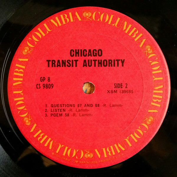 Chicago Transit Authority* - Chicago Transit Authority - LP