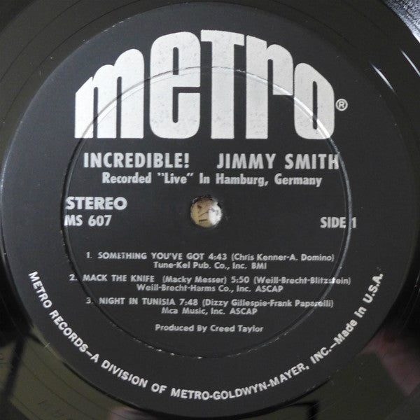 Jimmy Smith - Incredible! - LP