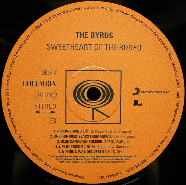 The Byrds - Sweetheart Of The Rodeo - LP