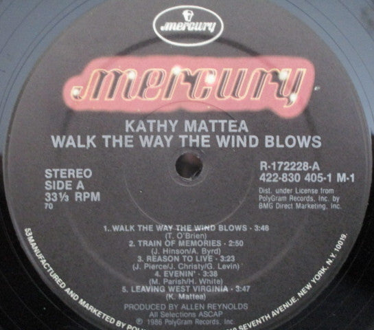 Kathy Mattea - Walk The Way The Wind Blows - LP