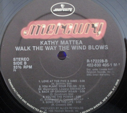 Kathy Mattea - Walk The Way The Wind Blows - LP