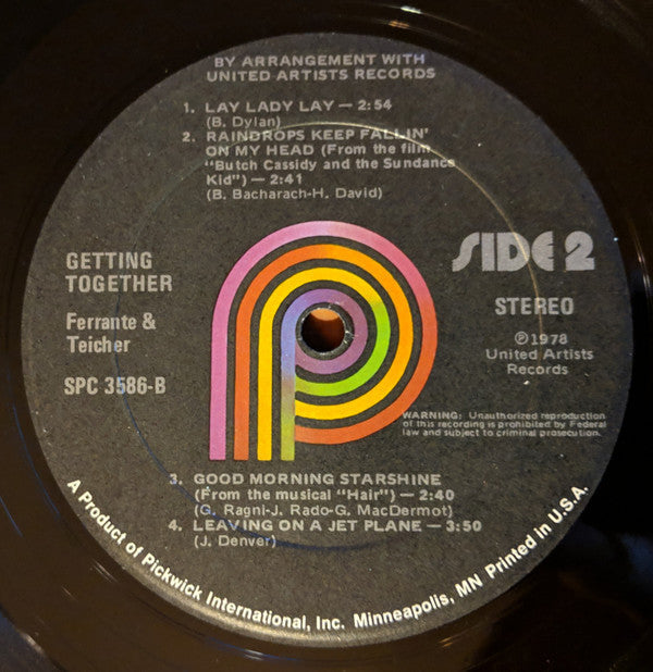 Ferrante & Teicher - Getting Together - LP