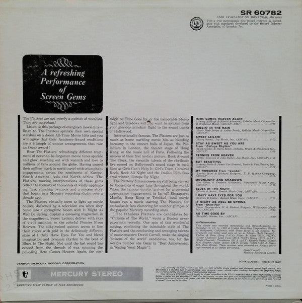 The Platters - All Time Movie Hits - LP