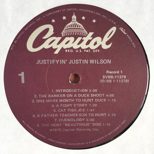 Justin Wilson - Justifyin' - LP