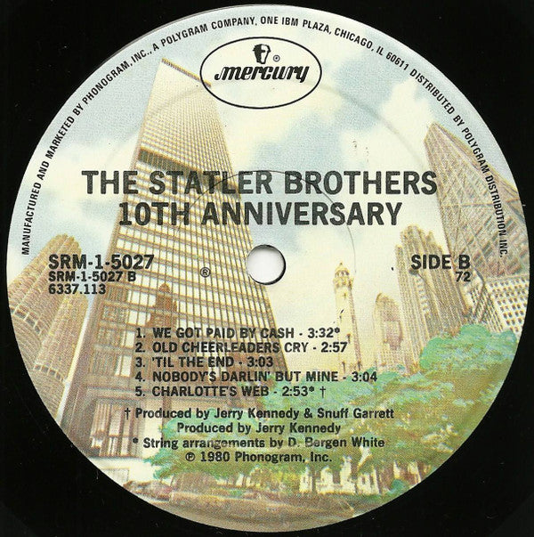 The Statler Brothers - 10th Anniversary - LP