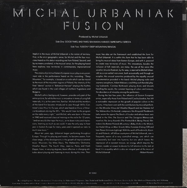 Michal Urbaniak* - Fusion - LP