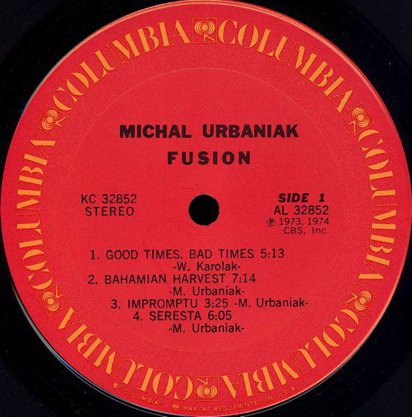 Michal Urbaniak* - Fusion - LP