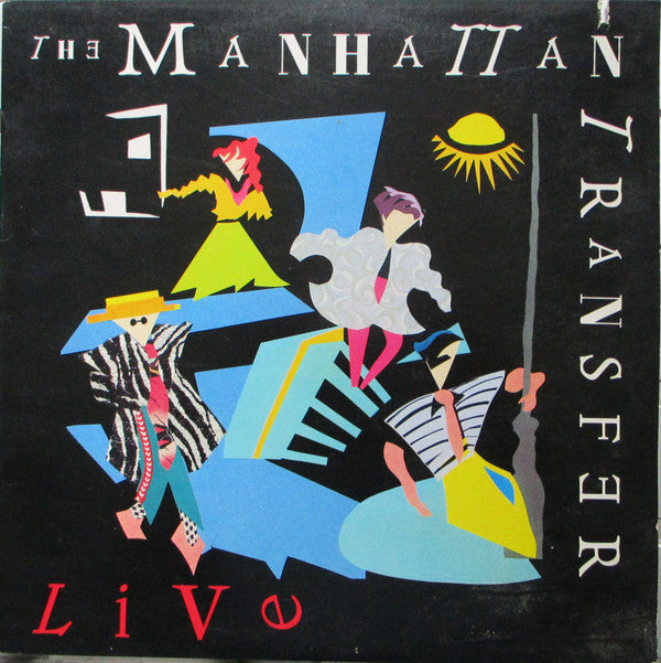 The Manhattan Transfer - Live - LP