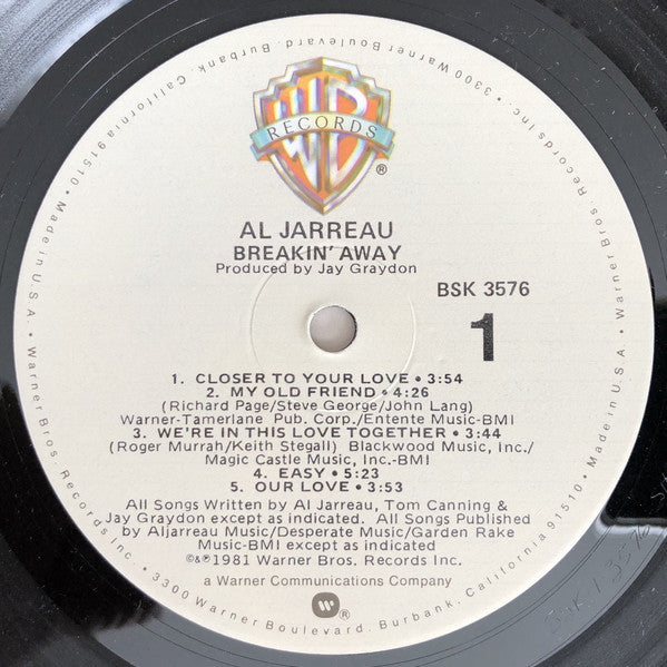Al Jarreau - Breakin' Away - LP