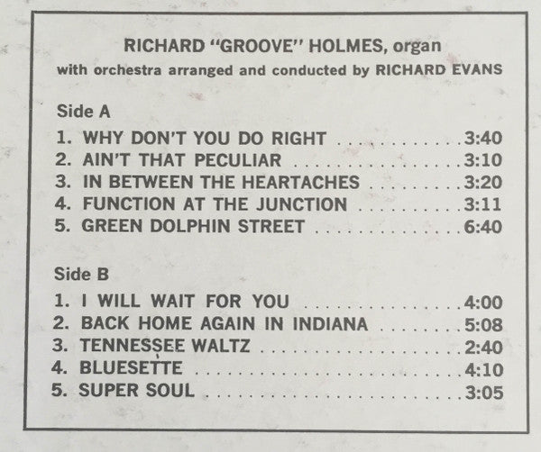 Richard "Groove" Holmes - Super Soul - LP