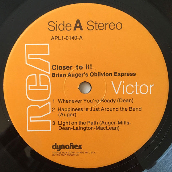 Brian Auger's Oblivion Express - Closer To It! - LP