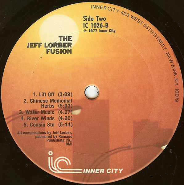 The Jeff Lorber Fusion - The Jeff Lorber Fusion - LP