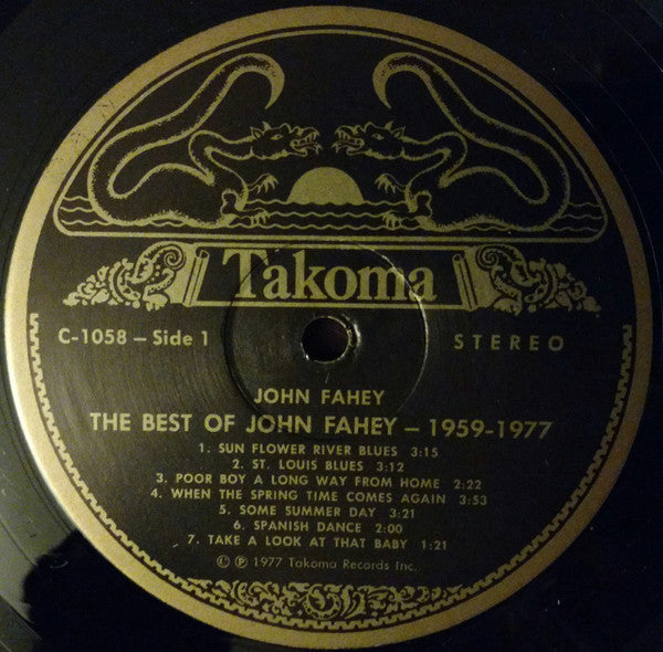 John Fahey - The Best Of John Fahey 1959 - 1977 - LP
