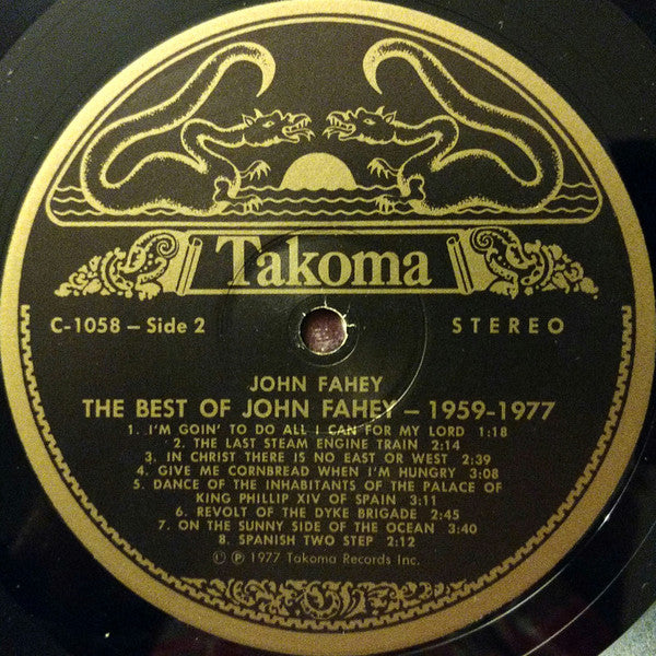 John Fahey - The Best Of John Fahey 1959 - 1977 - LP