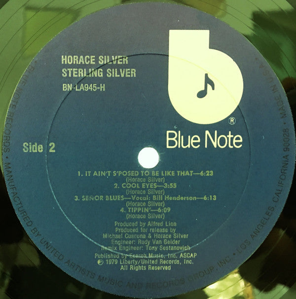 Horace Silver - Sterling Silver - LP