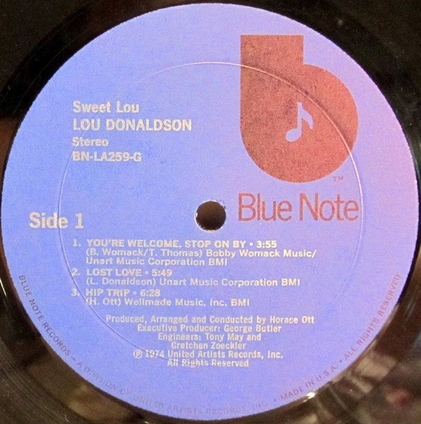 Lou Donaldson - Sweet Lou - LP
