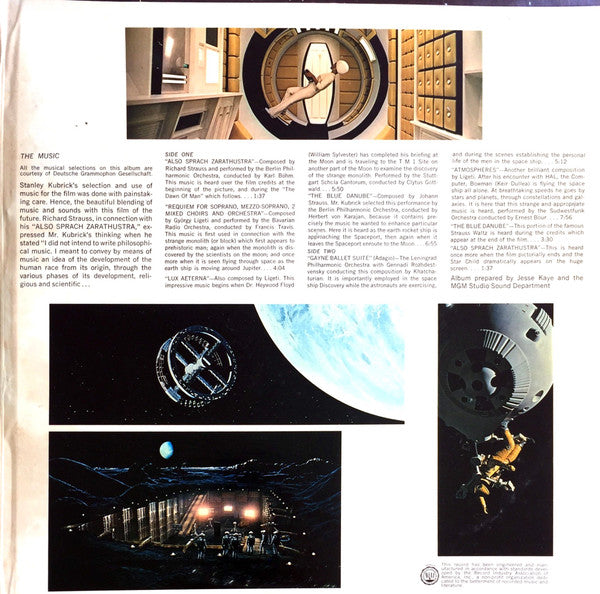 Various - 2001: A Space Odyssey (Music From The Motion Picture Sound Track) - LP