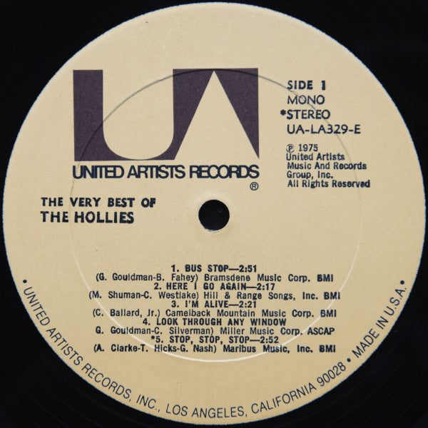 The Hollies - The Very Best Of The Hollies - LP