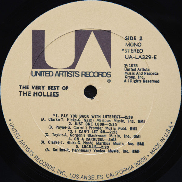 The Hollies - The Very Best Of The Hollies - LP