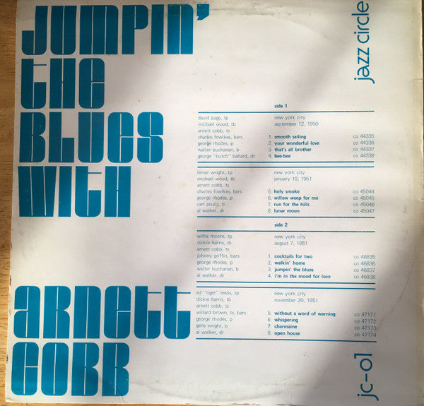 Arnett Cobb - Jumpin' The Blues - LP