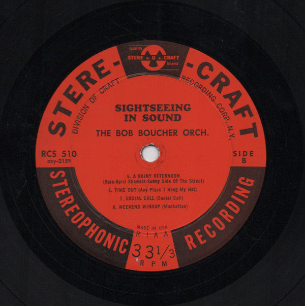 Bob Boucher Orchestra - Sightseeing In Sound - LP