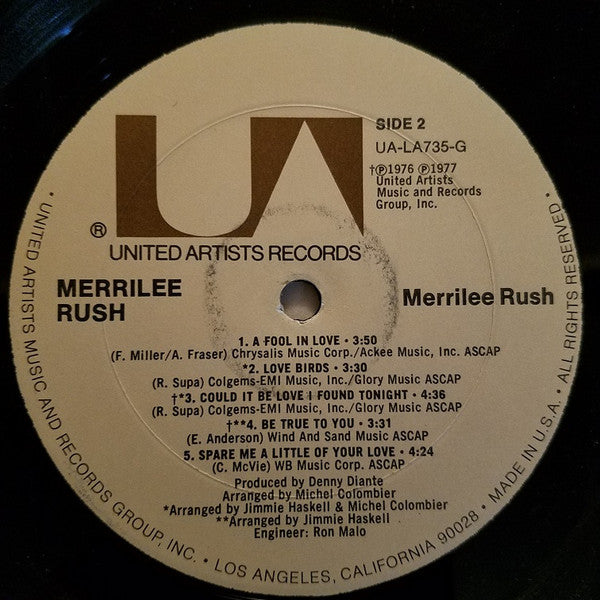 Merrilee Rush - Merrilee Rush - LP
