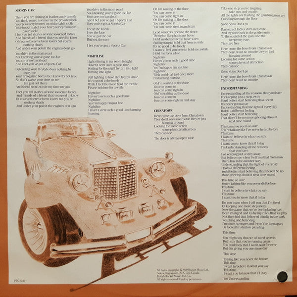 Judie Tzuke - Sports Car - LP