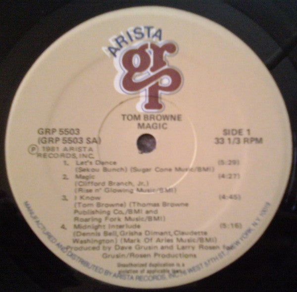 Tom Browne - Magic - LP