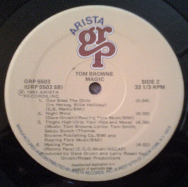 Tom Browne - Magic - LP