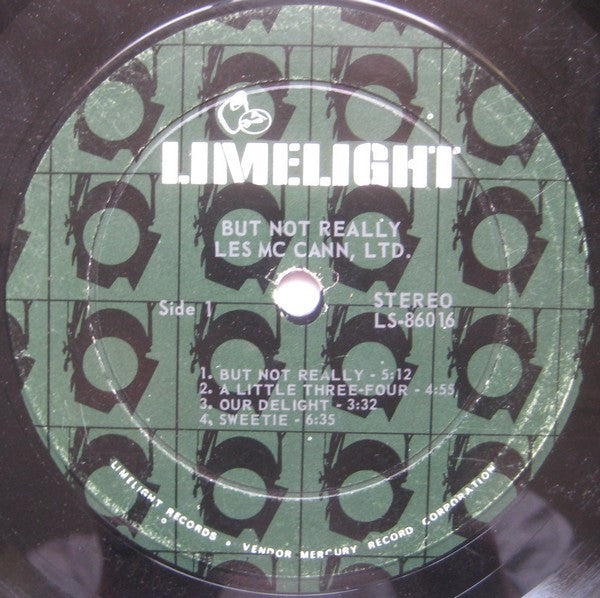 Les McCann Ltd. - But Not Really - LP