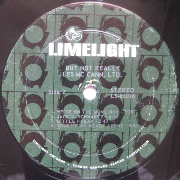 Les McCann Ltd. - But Not Really - LP
