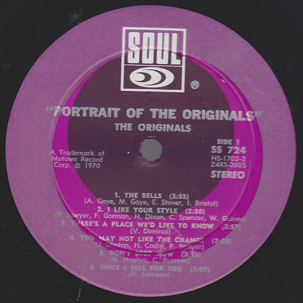 The Originals - Portrait Of The Originals - LP