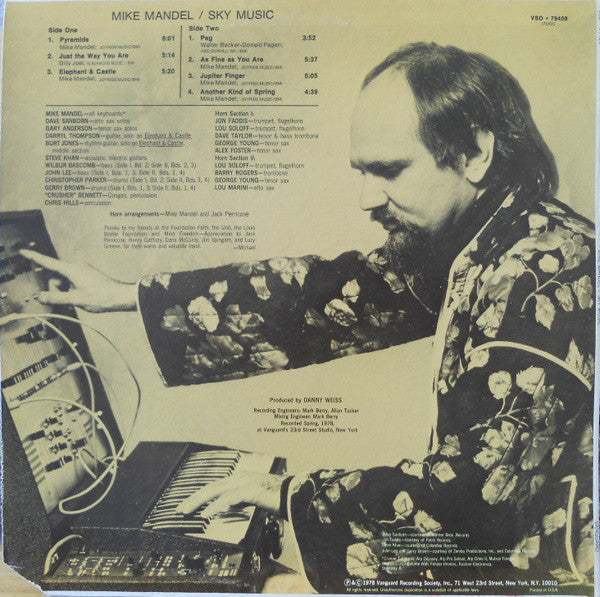 Mike Mandel - Sky Music - LP