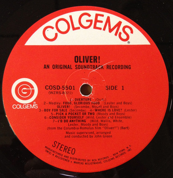 Lionel Bart - Oliver! An Original Soundtrack Recording - LP