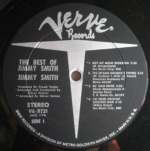 Jimmy Smith - The Best Of Jimmy Smith - LP