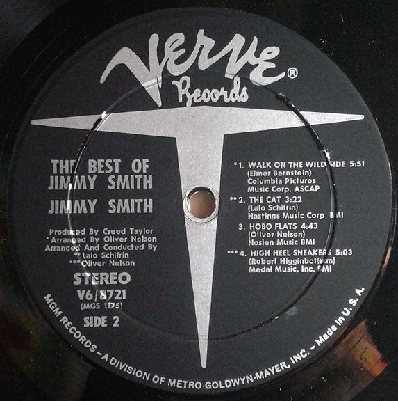 Jimmy Smith - The Best Of Jimmy Smith - LP