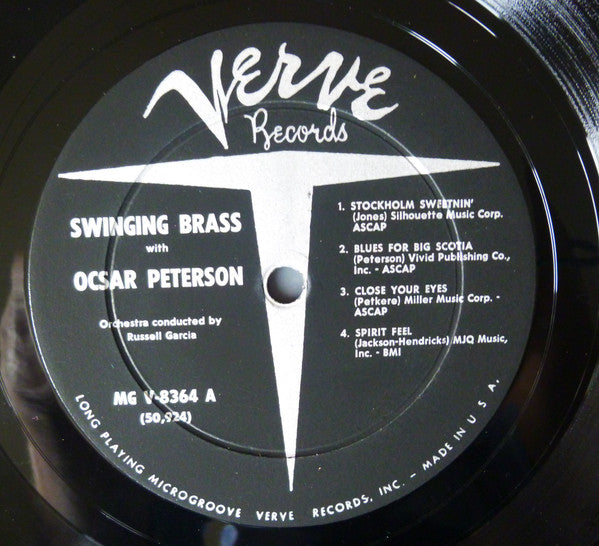 The Oscar Peterson Trio - Swinging Brass - LP
