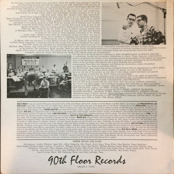 The North Texas State University Lab Band - North Texas Lab Band
