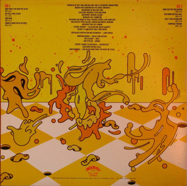 Hot Tuna - Yellow Fever - LP