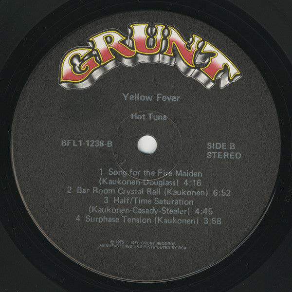 Hot Tuna - Yellow Fever - LP