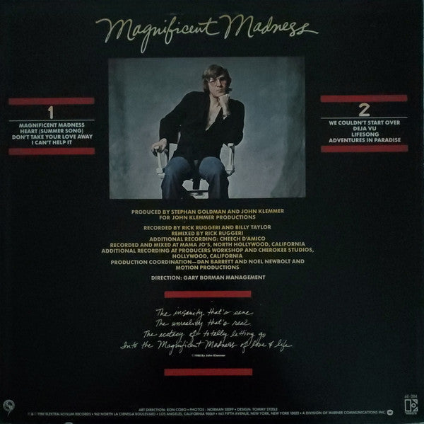 John Klemmer - Magnificent Madness - LP