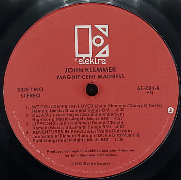 John Klemmer - Magnificent Madness - LP