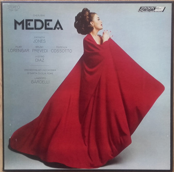 Cherubini* / Gwyneth Jones, Pilar Lorengar, Bruno Prevedi, Fiorenza Cossotto, Justino Diaz - Orchestra Of The Accademia Nazionale di Santa Cecilia, Rome*, Lamberto Gardelli - Medea - LP