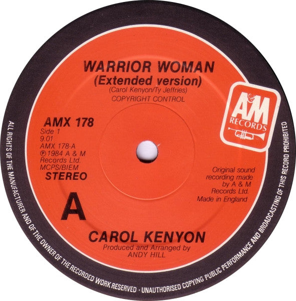 Carol Kenyon - Warrior Woman - LP