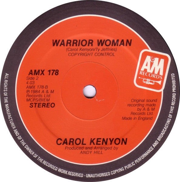 Carol Kenyon - Warrior Woman - LP