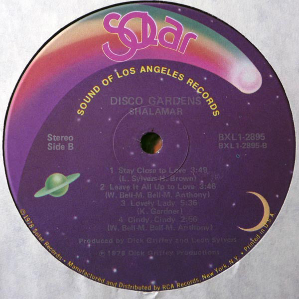 Shalamar - Disco Gardens - LP